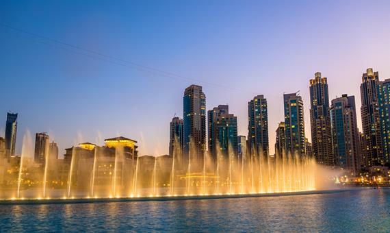 杜拜音樂噴泉Dubai Fountain